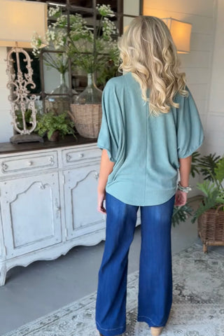 Houston Top Slate Mint by Umgee