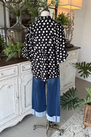 Pendley Top Black by Umgee Shirts & Tops Umgee