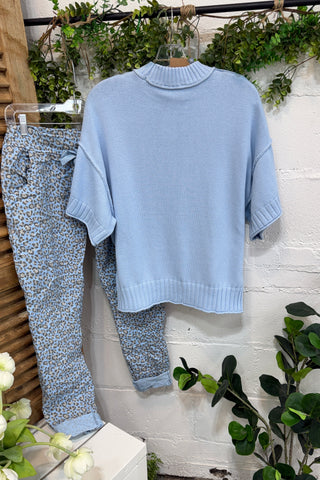 Windward Sweater Dream Blue Sweater Cotierra