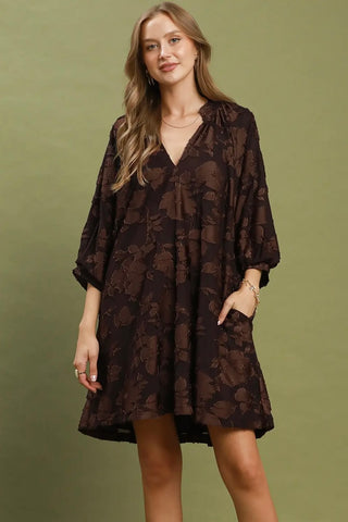 Indulgent Dress Brown by Umgee Dresses Umgee