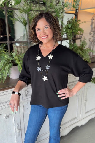 Etta Top Black by Jodifl