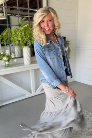 Get It Girl Bling Jacket Jacket Vanilla