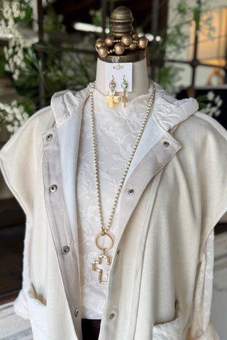 Touring Vest Jacket Ivory