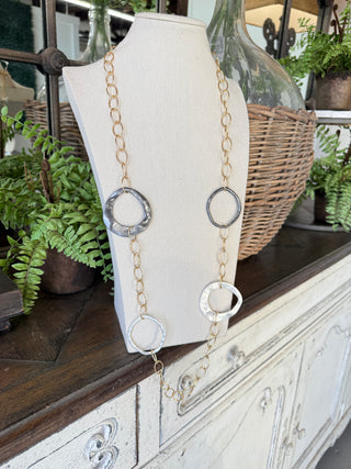 Groovy Necklace Gold Necklaces L & B Creations