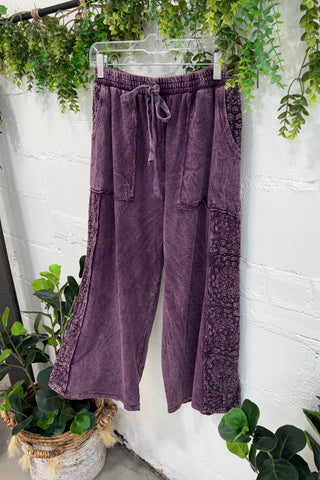 Cuddles Pants Eggplant by J Her