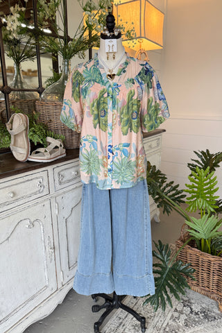 Carla Top Forest Mix Shirts & Tops Gigio