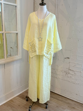 Charlize Pants Yellow Pants Sole Luna