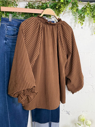 Campbell Top Cappuccino by Umgee