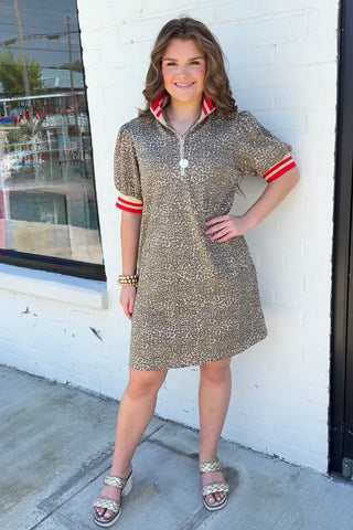 Rosalind Dress Leopard by Jodifl