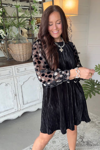 Delana Dress Black by Umgee Dresses Umgee