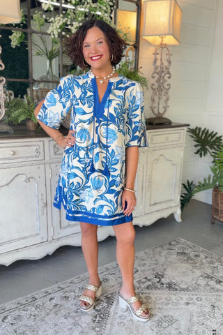 Key West Dress Blue by Umgee Dresses Umgee