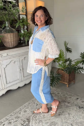 Fanciful Pants Lt Denim