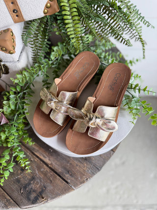 Too Cute Gold by Corky’s Shoes Corky's Footwear