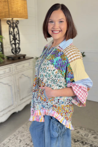 Lucky Girl Top Multi