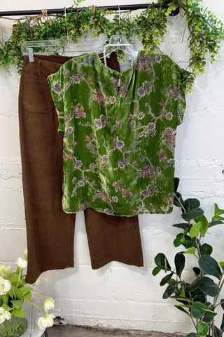 Karma Top Sage by Umgee Shirts & Tops Umgee