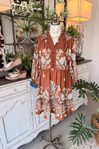 Sandy Dress Hazelnut by Umgee Dresses Umgee