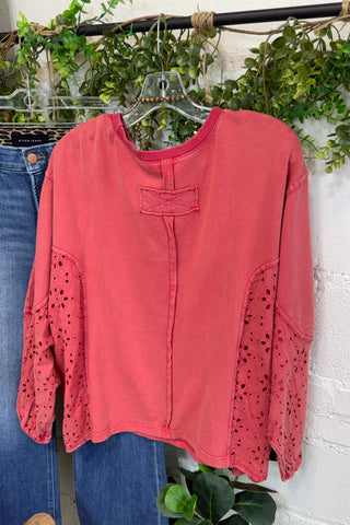 Staci Top Boho Red by Easel