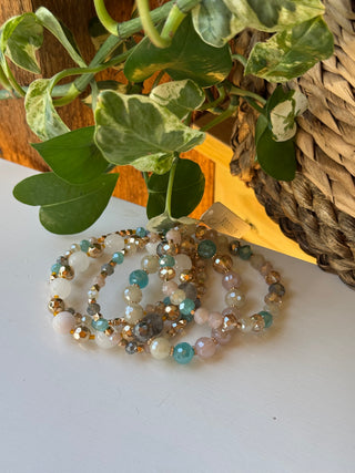 Simply Stunning Bracelet Aqua Mix SM Style