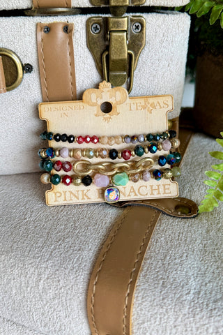 Sedona Bracelet Set Multi by Pink Panache