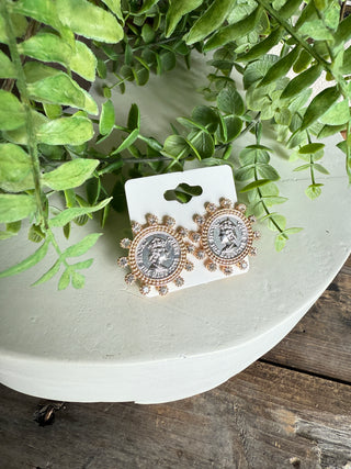 Liz Earrings Gold/Silver Earrings All That Glitterz