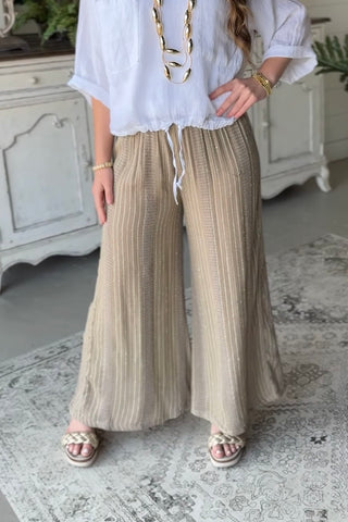 Constance Pants Mocha by POL Clothing Pants Pol Clothing
