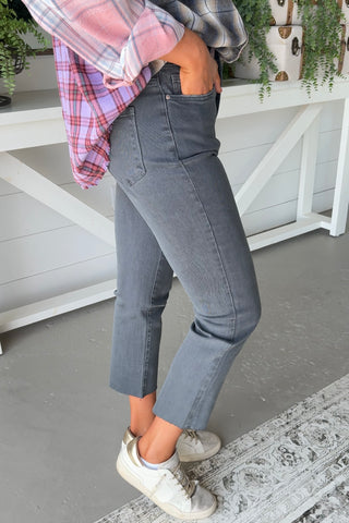 Into It Pants Ash Pants Zenana