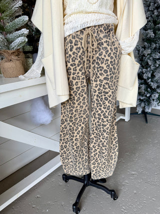 Fervor Pants Leopard RESTOCK Soon Pants Blu Pepper