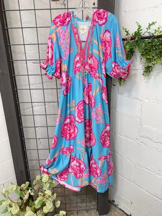 Springtime Long Dress Blue RESTOCK Soon carol's boutique Springtime Long Dress Blue RESTOCK Soon carol's boutique