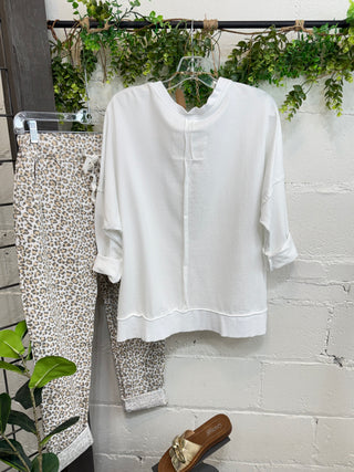 Happiness Top White Shirts & Tops MuMu/JY