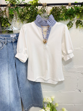 Natasha Top Off White by Umgee Shirts & Tops Umgee