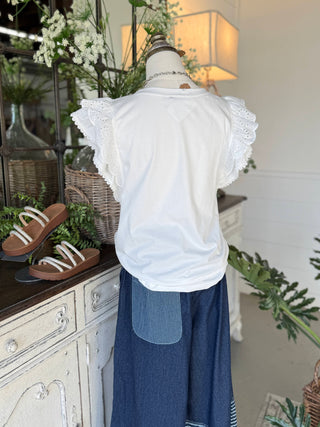 Rico Top White Shirts & Tops Staccato