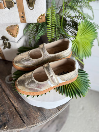 Calm Down Gold by Corky’s Shoes Hey Girl by Corky's