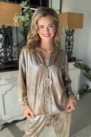 Liza Jacket Gold Jacket Urban Mangoz