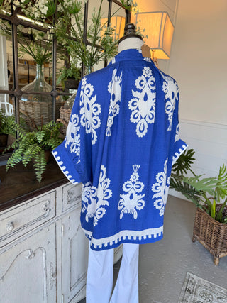 Madrid Cobalt by Umgee Shirts & Tops Umgee