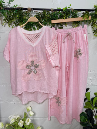 Spring Bling Pants Pink Pants New Afeis
