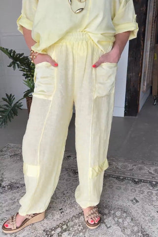 Effortless Pants Yellow Pants Sole Luna