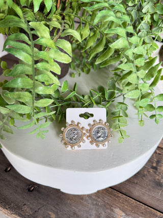 Liz Earrings Gold/Silver Earrings All That Glitterz