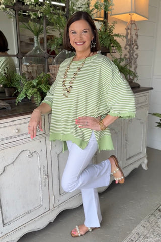 Anniston Top Lime by Peach Love Shirts & Tops Peach Love