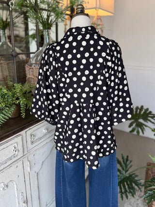 Pendley Top Black by Umgee Shirts & Tops Umgee