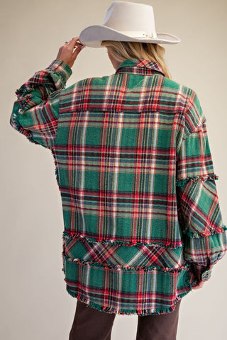 Hubba Hubba Green by Easel Shacket Easel