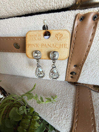 Doris Earrings Silver by Pink Panache Earrings Pink Panache
