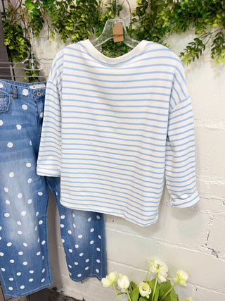 Westside Top Lt Blue Shirts & Tops Hope