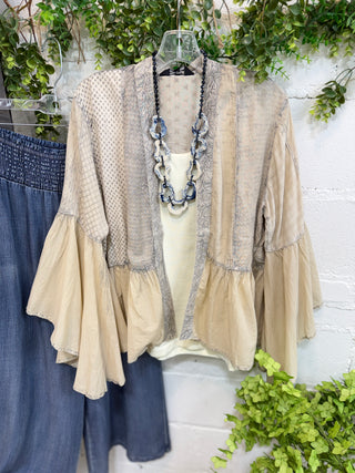 Nicole Kimono Latte Kimonos Young Threads