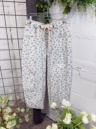 Gertie Pants Lt Blue Pants Peach Love