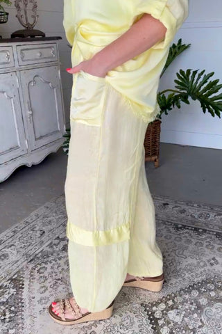 Effortless Pants Yellow Pants Sole Luna