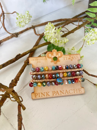 Shout Out Bracelets Multi Bracelets Pink Panache