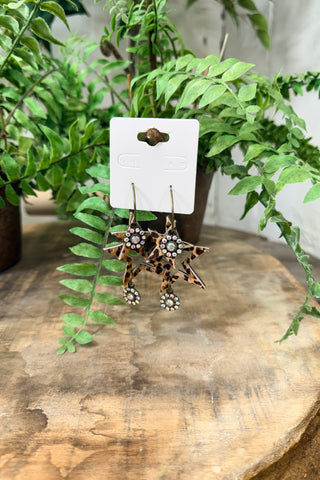 Twinkles Earrings Leopard