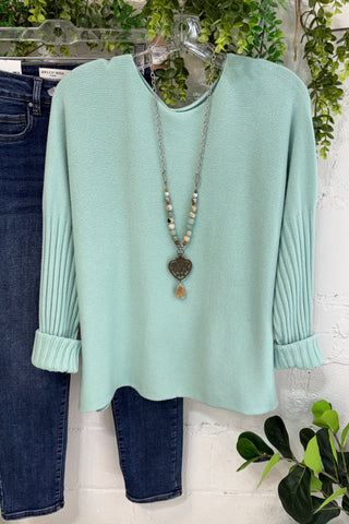 Outer Banks Sweater Aqua Sole Luna