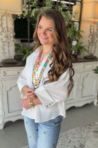 Danika Top White by Eesome Shirts & Tops eesome