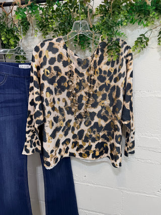 Lux Leopard Sweater Sweater Miss Carla